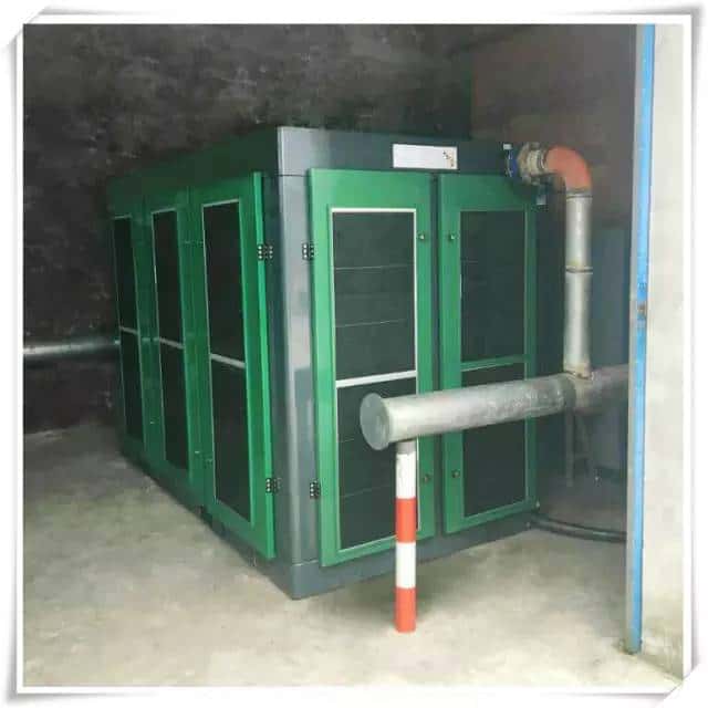 薩震132千瓦永磁變頻雙級壓縮螺桿空壓機(jī)